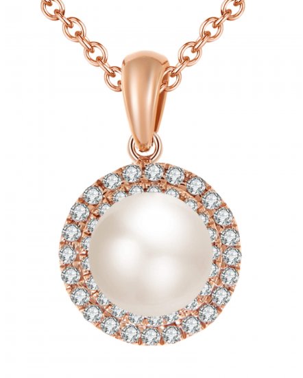 PEARL DIAMOND PENDANT (KP116)